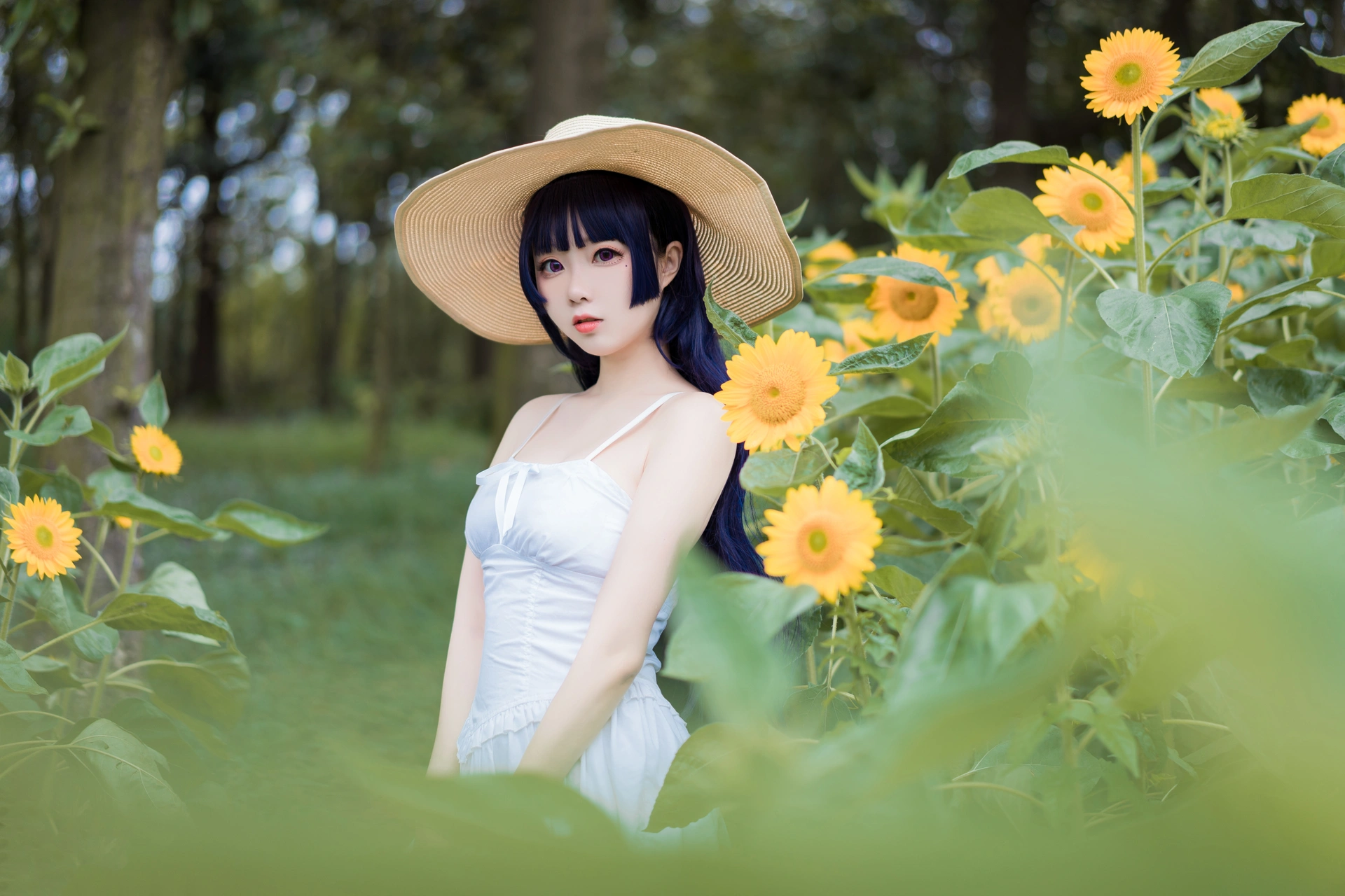 喵糖映画 - VOL.414 花园白裙 3